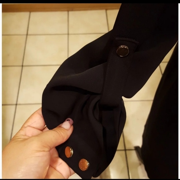 calvin klein black Gold zipper shirt dre - Picture 4 of 4